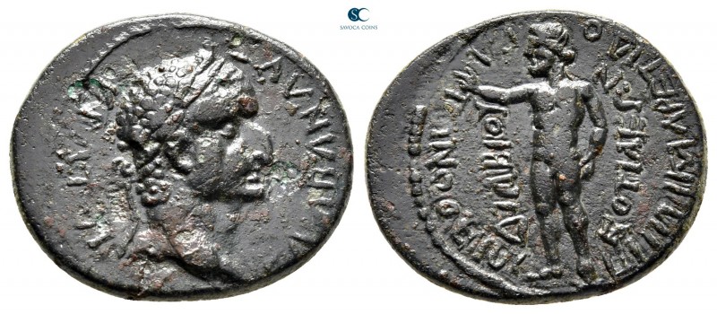 Phrygia. Cotiaeum. Galba AD 68-69. Ti. Cl. Aretis, magistrate
Bronze Æ

23 mm...