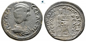 Phrygia. Temenothyrai. Julia Domna AD 193-217. Bronze Æ
