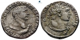 Seleucis and Pieria. Antioch. Trajan AD 98-117. Struck AD 112/3. Tetradrachm AR