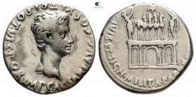 Augustus 27 BC-AD 14. Struck ca. 18 BC. Colonia Patricia. Denarius AR