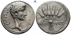 Augustus 27 BC-AD 14. Pergamon. Cistophorus AR