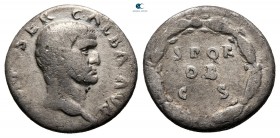 Galba AD 68-69. Struck June AD 68 - January AD 69. Rome. Denarius AR
