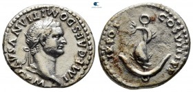 Domitian AD 81-96. Struck AD 81. Rome. Denarius AR