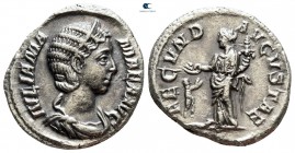 Julia Mamaea AD 222-235. Struck circa AD 232. Rome. Denarius AR