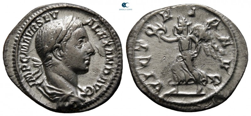 Severus Alexander AD 222-235. Struck AD 225. Rome
Denarius AR

20 mm, 1,86 g...