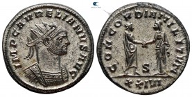 Aurelian AD 270-275. Siscia. Radiatus Billon