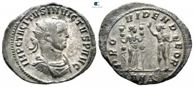 Tacitus AD 275-276. Serdica. Antoninianus Æ silvered