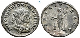 Florianus AD 276. Struck July-August AD 276. Siscia. Antoninianus Billon
