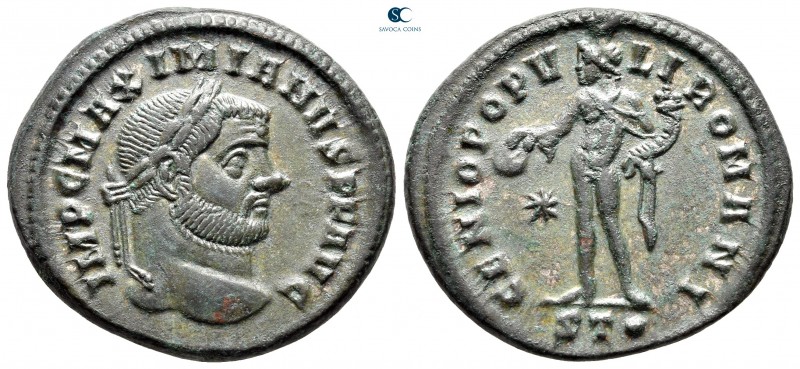 Maximianus Herculius AD 286-305. Ticinum
Follis Æ

28 mm, 9,73 g

IMP C MAX...