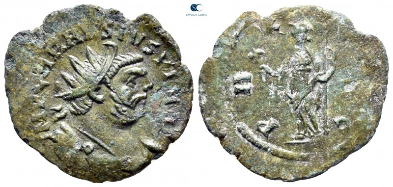 Carausius AD 287-293. Londinium
Antoninianus Billon

24 mm, 2,15 g

IMP CAR...