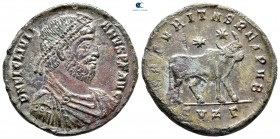 Julian II AD 360-363. 3rd officina. Struck AD 361-363. Cyzicus. Follis Æ