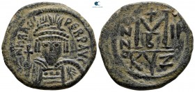Heraclius AD 610-641. Dated RY 2=AD 611/12. Cyzicus. 2nd officina. Follis Æ