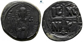 Michael IV the Paphlagonian AD 1034-1041. Constantinople. Anonymous follis Æ