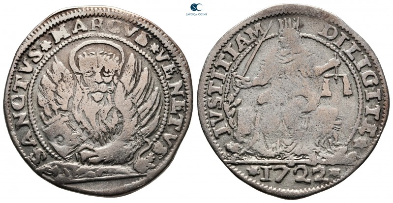 Italy. Venice. AD 1722.
Lirazza

32 mm, 6,96 g

SANCTVS * MARCVS * VENETVS,...