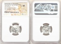 MACEDONIAN KINGDOM. Alexander III the Great (336-323 BC). AR drachm (19mm, 1h). NGC XF. Posthumous issue of Abydus, ca. 310-301 BC. Head of Heracles r...