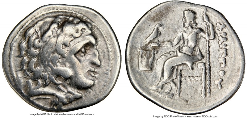 MACEDONIAN KINGDOM. Philip III Arrhidaeus (323-317 BC). AR drachm (19mm, 12h). N...