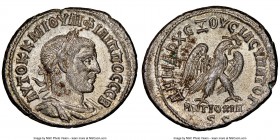 SYRIA. Antioch. Philip I (AD 244-249). BI tetradrachm (28mm, 10.76 gm, 7h). NGC Choice AU 5/5 - 4/5. AD 249. AYTOK K M IOYΛI ΦIΛIΠΠOC CЄB, laureate, d...