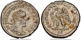 SYRIA. Antioch. Philip II (AD 247-249). BI tetradrachm (28mm, 13.67 gm, 7h). NGC Choice AU 5/5 - 4/5. AD 249. AYTOK K M IOYΛI ΦIΛIΠΠOC CЄB, laureate, ...