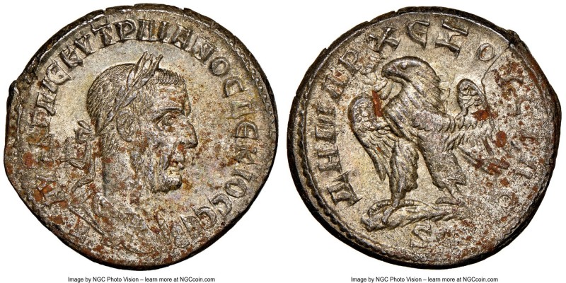 SYRIA. Antioch. Trajan Decius (AD 249-251). BI tetradrachm (26mm, 11.29 gm, 1h)....