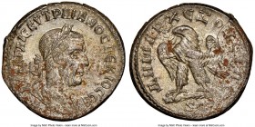 SYRIA. Antioch. Trajan Decius (AD 249-251). BI tetradrachm (26mm, 11.29 gm, 1h). NGC MS 4/5 - 3/5. 3rd issue, 7th officina, AD 250-251. AYT K Γ MЄ KY ...