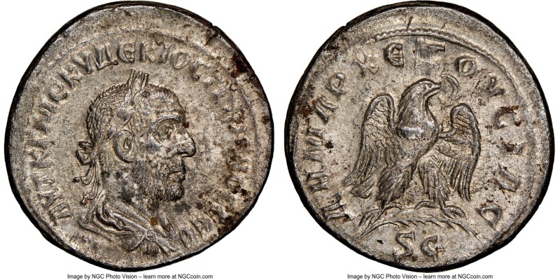 SYRIA. Antioch. Trajan Decius (AD 249-251). BI tetradrachm (27mm, 12h). NGC AU. ...