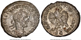 SYRIA. Antioch. Trebonianus Gallus (AD 251-253). BI tetradrachm(27mm, 7h). NGC AU. 4th officina. AYTOK K Γ OYIB TPЄB ΓAΛΛOC CЄB, laureate, draped and ...