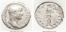 Hadrian (AD 117-138). AR denarius (18mm, 2.99 gm, 6h). Fine. Rome, ca. AD 134-138. HADRIANVS-AVG COS III P P, bare head of Hadrian right / FIDES-P-VBL...