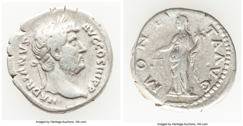 Hadrian (AD 117-138). AR denarius (19mm, 3.25 gm, 6h). Fine. Rome, AD 136. HADRI...