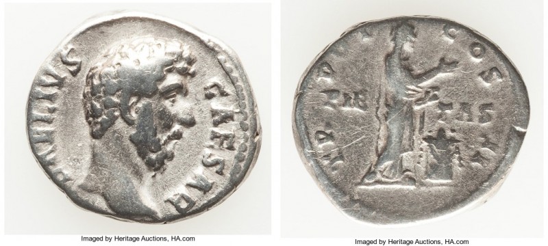 Aelius Caesar (AD 136-138). AR denarius (18mm, 3.46 gm, 6h). Fine, scratches. Ro...