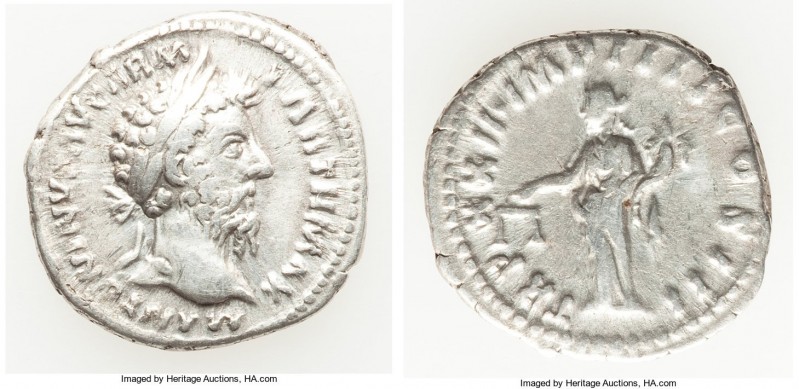 Marcus Aurelius, as Augustus (AD 161-180). AR denarius (20mm, 3.41 gm, 6h). VF. ...