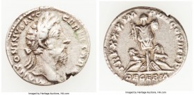 Marcus Aurelius, as Augustus (AD 161-180). AR denarius (18mm, 3.08 gm, 6h). VF. Rome, December AD 175-December AD 176. M ANTONINVS AVG-GERM SARM, laur...