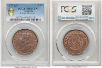 George V Penny 1922-(p) MS64 Brown PCGS, Perth mint, KM23. Indian Obverse. 

HID09801242017

© 2020 Heritage Auctions | All Rights Reserve