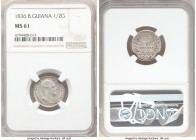 British Colony. William IV 1/2 Guilder 1836 MS61 NGC, KM24.

HID09801242017

© 2020 Heritage Auctions | All Rights Reserve