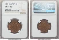 Victoria Pair of Certified Large Cents NGC, 1) Cent 1888 - MS63 Brown 2) Cent 1901 - MS64 Red and Brown London mint, KM7. Sold as is, no returns. 

...