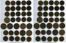 52-Piece Lot of Uncertified copper 1/2 Penny & Penny Tokens, Study group - see photos. Average grade VF. Sold as is, no returns. 

HID09801242017
...