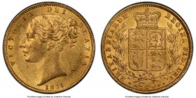 Victoria gold Sovereign 1861 MS62 PCGS, KM736.1, S-3852. AGW 0.2355 oz. 

HID09801242017

© 2020 Heritage Auctions | All Rights Reserve