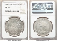 Central American Republic 8 Reales 1840/37 NG-MA AU55 NGC, Nueva Guatemala mint, KM4.

HID09801242017

© 2020 Heritage Auctions | All Rights Reser...