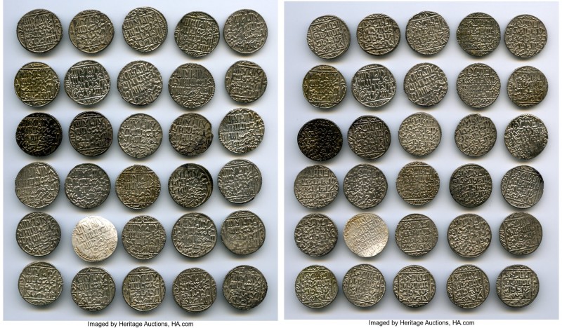 Seljuqs of Rum 30-Piece Lot of Uncertified Dirhams XF, Includes 30 coins of Kayk...