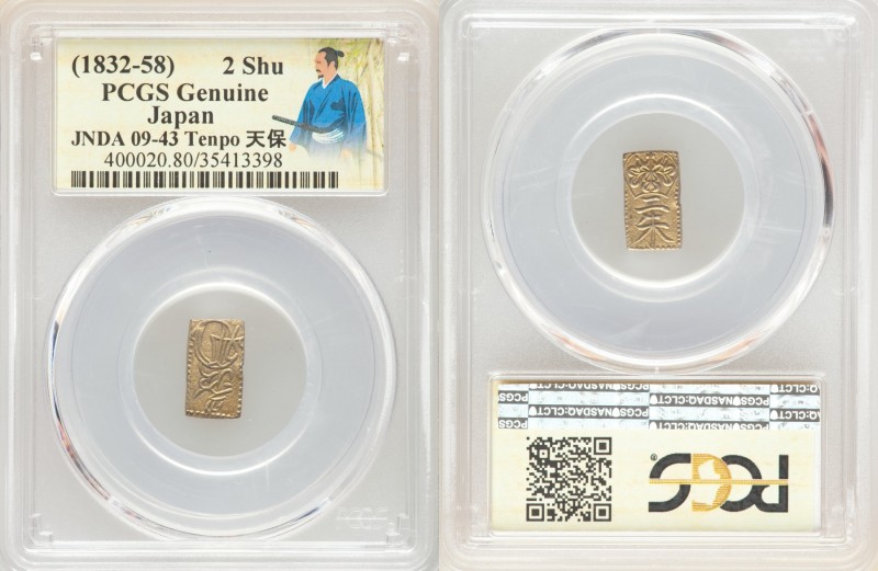 4-Piece Lot of Certified Assorted Issues Genuine PCGS, 1) Tempo gold 2 Shu ND (1...