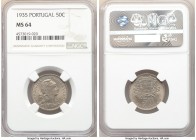 Republic 50 Centavos 1935 MS64 NGC, KM577. Key date in series, for exclusive use in Azores.

HID09801242017

© 2020 Heritage Auctions | All Rights...
