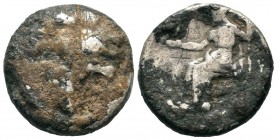 Kings of Macedon. Alexander III 'the Great' (336-323 BC). AR Tetradrachm
Condition: Very Fine

Weight: 15,23 gr
Diameter: 25,20 mm