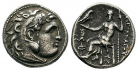 Kings of Macedon. Alexander III 'the Great' (336-323 BC). AR Drachm
Condition: Very Fine

Weight: 3,88 gr
Diameter: 16,50 mm