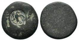 Ancient Greek Coins, Ae - 1st - 2nd Century BC.
Condition: Very Fine

Weight: 3,02 gr
Diameter: 14,40 mm