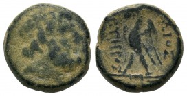 Ancient Greek Coins, Ae - 1st - 2nd Century BC.
Condition: Very Fine

Weight: 4,04 gr
Diameter: 15,25 mm