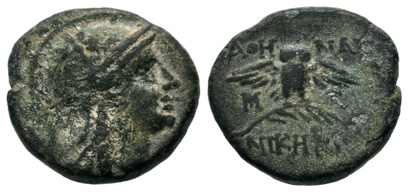 Ancient Greek Coins, Ae - 1st - 2nd Century BC. MYSIA. Pergamon. Ae 
Condition: ...