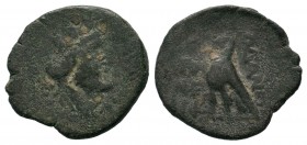 Ancient Greek Coins, Ae - 1st - 2nd Century BC.
Condition: Very Fine
Weight: 2,27 gr
Diameter: 16,10 mm