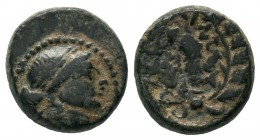 Ancient Greek Coins, Ae - 1st - 2nd Century BC. Sardes.
Condition: Very Fine

Weight: 2,82 gr
Diameter: 13,75 mm