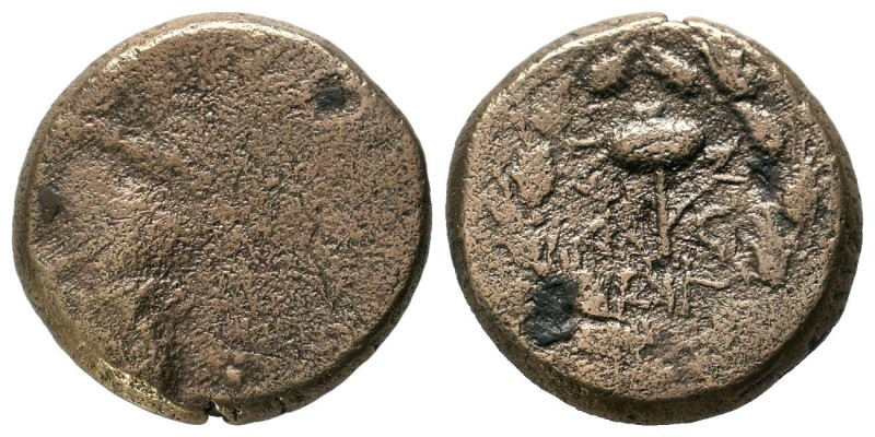 Ancient Greek Coins, Ae - 1st - 2nd Century BC.
Condition: Very Fine

Weight: 7,...