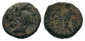 Ancient Greek Coins, Ae - 1st - 2nd Century BC.
Condition: Very Fine

Weight: 1,52 gr
Diameter: 10,90 mm