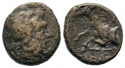 Ancient Greek Coins, Ae - 1st - 2nd Century BC.
Condition: Very Fine

Weight: 5,04 gr
Diameter: 17,50 mm